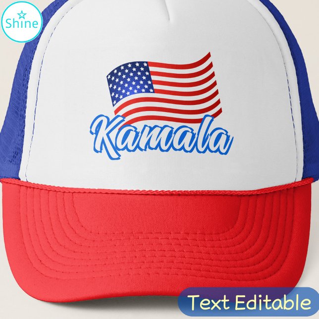 Casquette Kamala Harris pour le président Élégant Script dra (Créateur téléchargé)