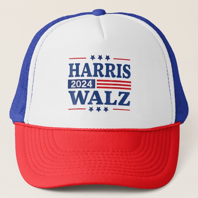 Casquette Kamala Harris Tim Waltz Walz 2024 Harris Waltz 24 (Devant)