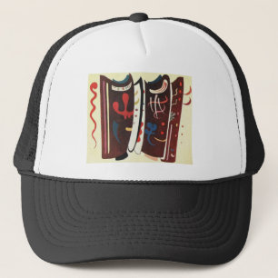 Casquette Kandinsky Brown avec Supplément Abstrait