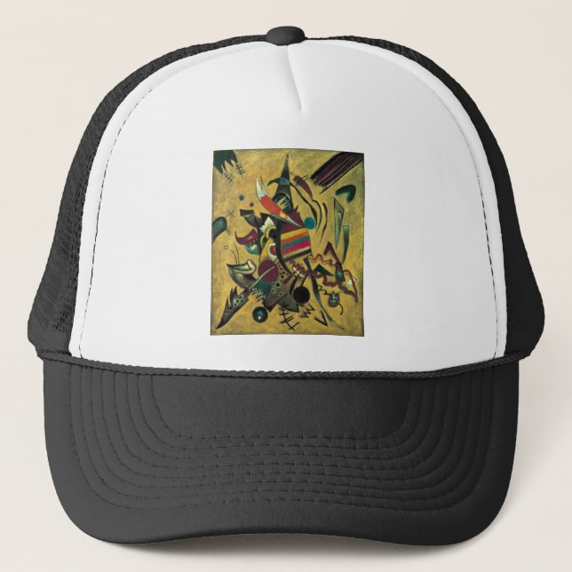 Casquette Kandinsky Points Peinture en toile Abstraite (Devant)