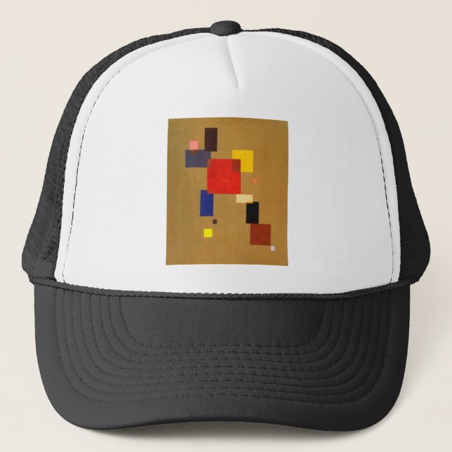Casquette Kandinsky Treize Rectangles peinture Abstraite (Devant)