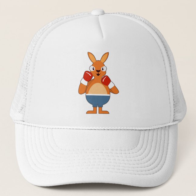 Casquette Kangaroo en boîte avec gants de boxe (Devant)