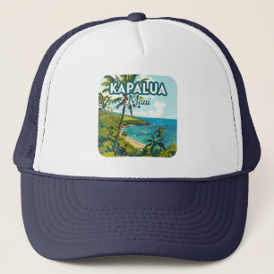 Casquette Kapalua Maui Hawaii Bay Beach Vacances Rétro