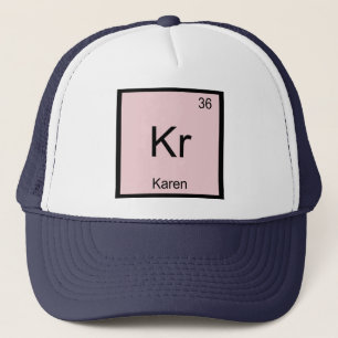 Casquette Karen Nom Chimie Élément Tableau périodique