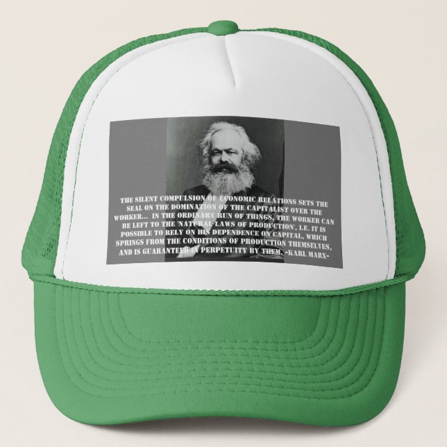 Casquette Karl Marx baseball cap (Devant)
