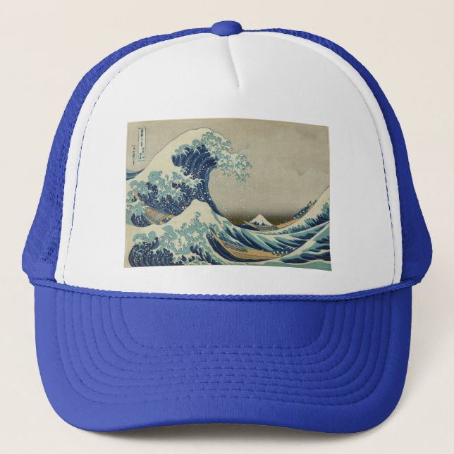 Casquette Katsushika Hokusai : La Grande Vague à Kanagawa (Devant)