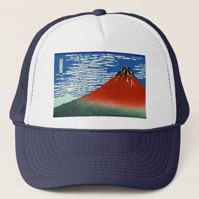 Casquette Katsushika Hokusai - Vent Fin, Matin Clair (Devant)