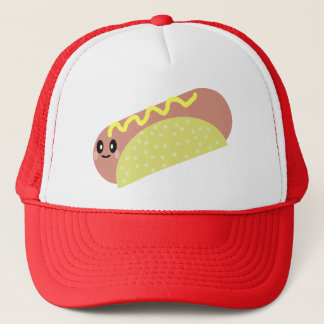 CASQUETTE KAWAII CHAUD CHIEN SUPER DÉJEUNER DÉLICIEUX
