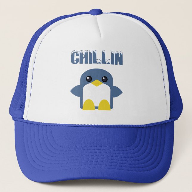 Casquette kawaii pingouin chillin sucré tweety ringer (Devant)