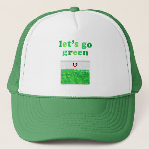 CASQUETTE KAWAII SAC VERT POUR ALLER AU CAP CHAPEAU