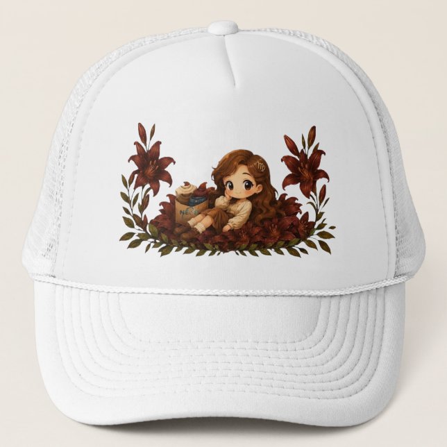 Casquette Kawaii Zodiac Neos Vierge (Devant)