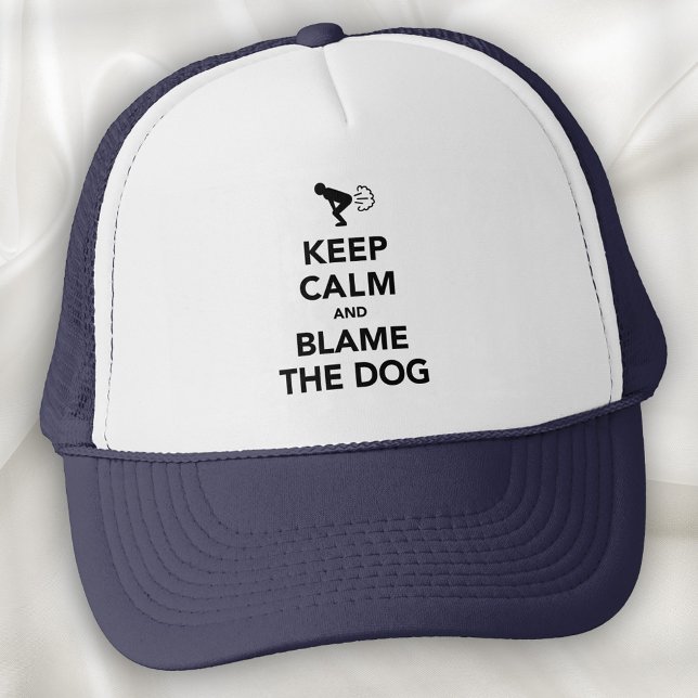 Casquette Keep Calm and Blame The Dog (Créateur téléchargé)