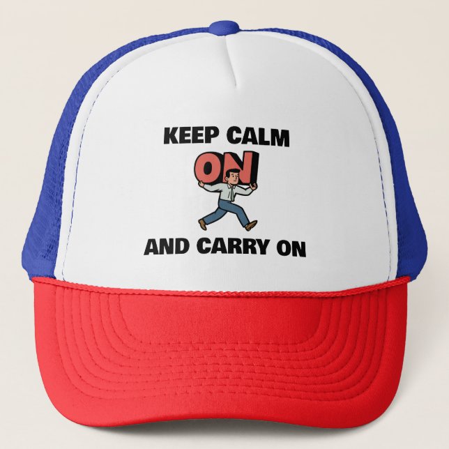 Casquette Keep Calm and Carry (Devant)