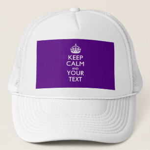 Casquette KEEP CALM personnalisé et votre texte
