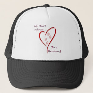 Casquette Keeshond Heart Belongs