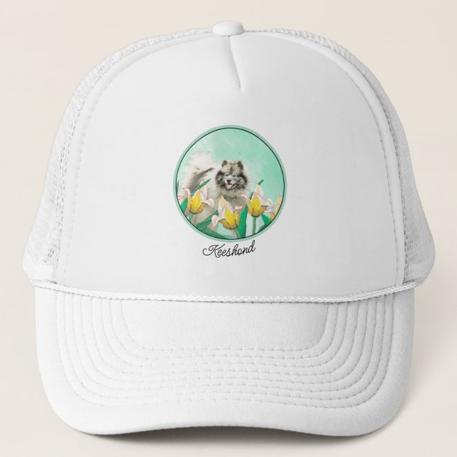 Casquette Keeshony in Tulips Peinture mignonne Original Chie (Devant)