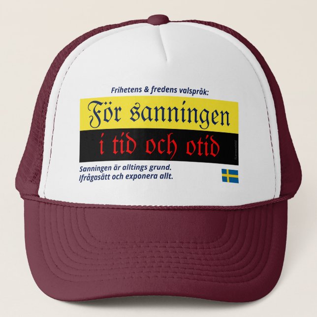 Casquette Keps — För sanningen (Devant)
