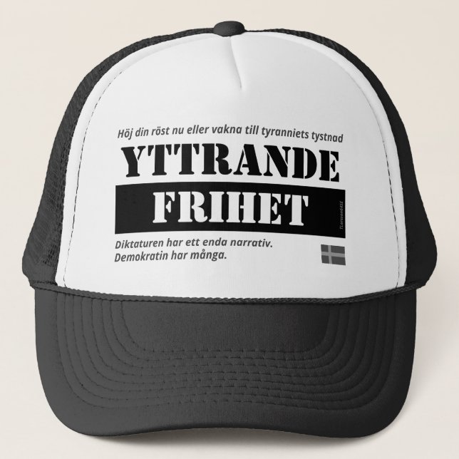 Casquette Keps — Yttrandefrihet (Devant)