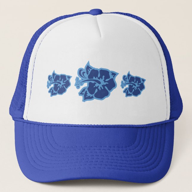 Casquette Ketmie bleue (Devant)