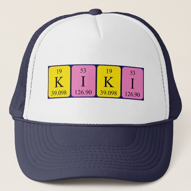 Casquette Kiki periodic (Devant)
