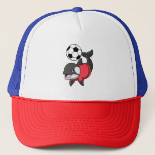 Casquette Killerwhale comme joueur de football avec Soccer
