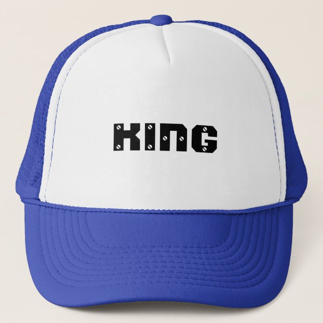Casquette King Casquette Texte personnalisé Chapea (Devant)