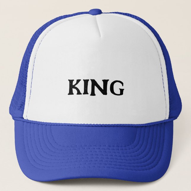 Casquette King Casquette Texte personnalisé Chapea (Devant)