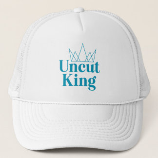 Casquette King non coupé — Blanc