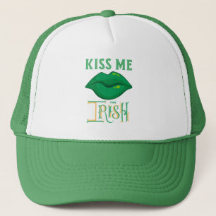 Casquette Kiss Me Je suis Irlandais St. Patrick's Day Shamro