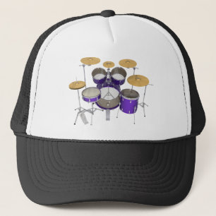 Casquette Kit pourpre de tambour :