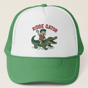 Casquette Kitsch Floridien Rétro Crocodile Ridicule Alligato