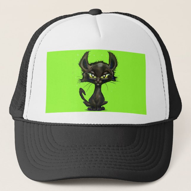 Casquette Kitten noir (Devant)