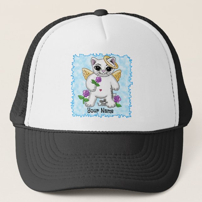 Casquette Kitty chat angel (Devant)