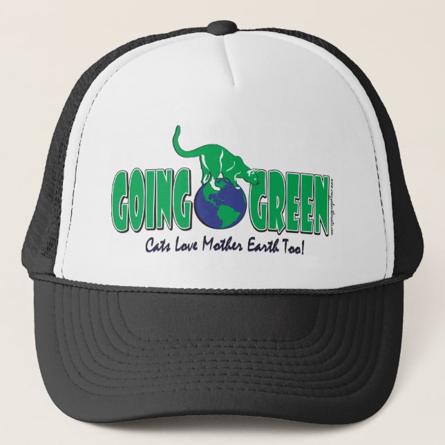 CASQUETTE KITTY-GOING-GREEN (Devant)