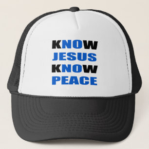 Casquette kNOw Jésus kNOw Paix