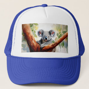 Casquette Koala assis dans un gumtree