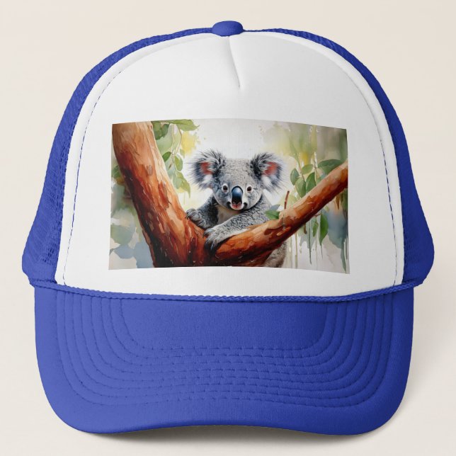 Casquette Koala assis dans un gumtree (Devant)