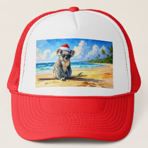Casquette Koala au chapeau de Santa soleil et surf