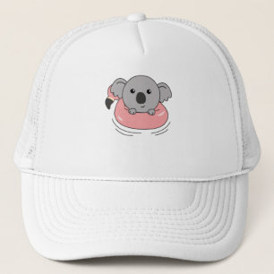 Casquette Koala Flamant rose Cercles de natation Animaux d'é