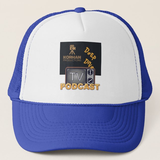Casquette Korman Productions Deep Dive TV Podcast (Devant)