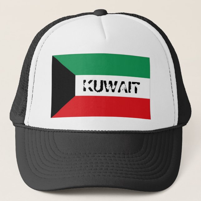 Casquette koweitien de souvenir de drapeau du (Devant)