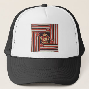 Casquette Kuʻu Hae Aloha (mon drapeau aimé), coton hawaïe