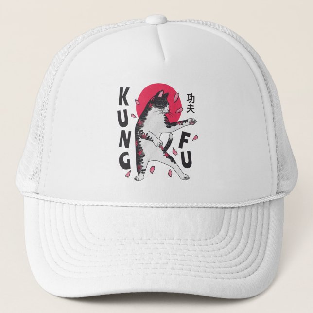 Casquette Kung Fu Cat (Devant)
