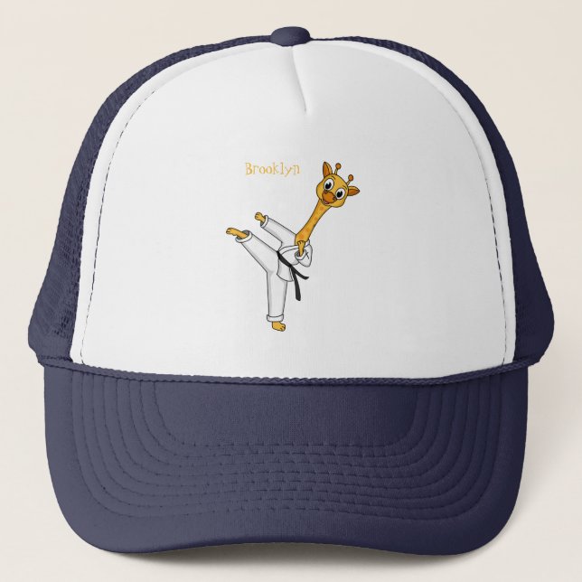 Casquette Kung Fu giraffe (Devant)