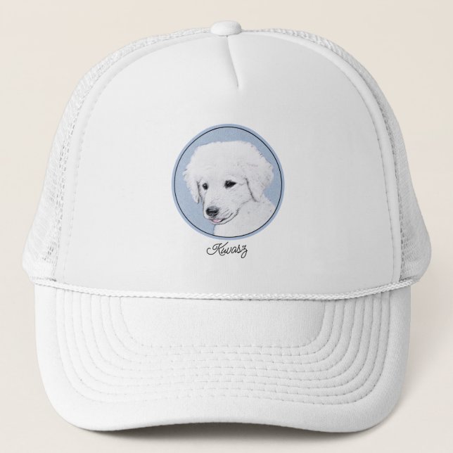 Casquette Kuvasz Peinture - Cute Original Chien Art (Devant)