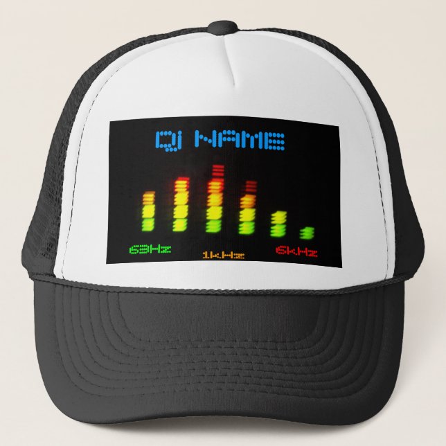 Casquette La barre personnelle EQ d'égaliseur du DJ - (Devant)