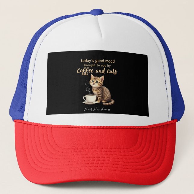 Casquette La bonne humeur d'aujourd'hui qui vous est apporté (Devant)