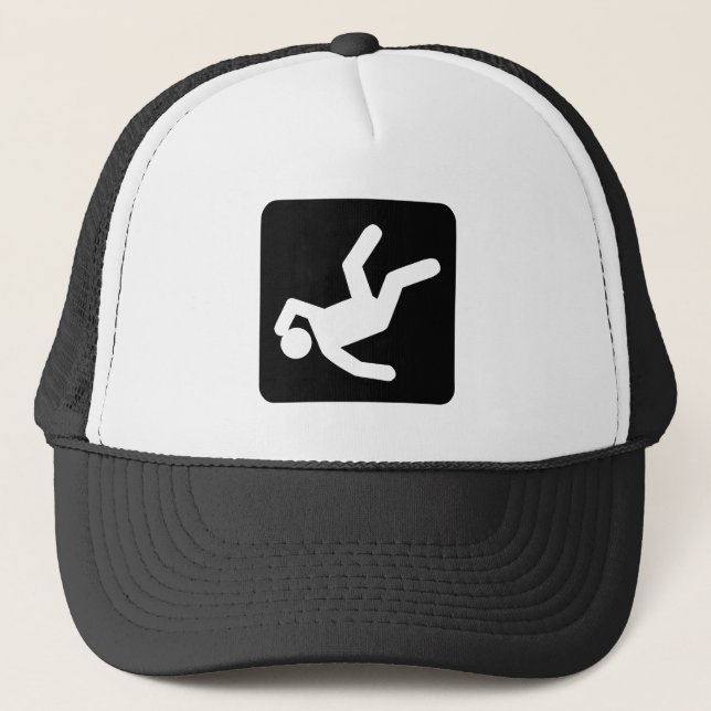 Casquette La Chute de l'Homme - Noir (Devant)