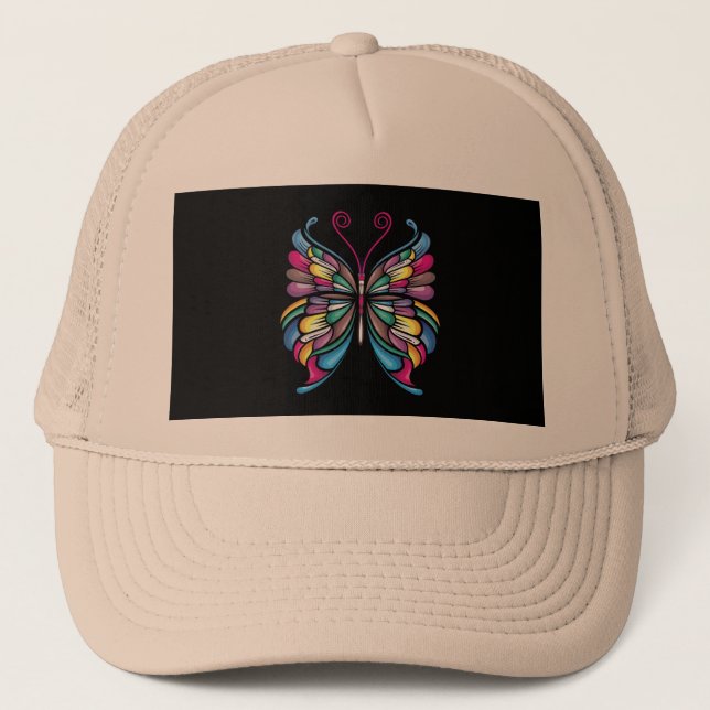 Casquette la conception papillon (Devant)