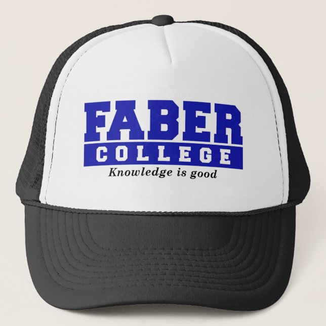 Casquette La connaissance d'université de Faber est bonne (Devant)